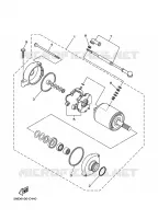 STARTMOTOR voor Yamaha YFM450FWAN 2005