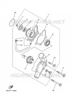 WATERPOMP / SLANGEN voor Yamaha YFM450FWAN 2005