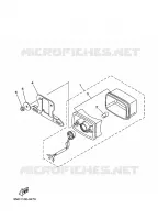 ACHTERLICHT voor Yamaha GRIZZLY 450 IRS INDEPENDENT SUSPENSION 2010