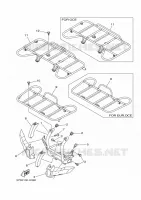 BUMPER voor Yamaha GRIZZLY 450 IRS INDEPENDENT SUSPENSION 2010
