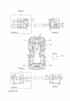 STICKER / LABEL 1 voor Yamaha GRIZZLY 450 IRS INDEPENDENT SUSPENSION 2010