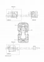 STICKER / LABEL 2 voor Yamaha GRIZZLY 450 IRS INDEPENDENT SUSPENSION 2010