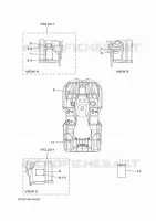 STICKER / LABEL 3 voor Yamaha GRIZZLY 450 IRS INDEPENDENT SUSPENSION 2010