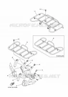 BUMPER voor Yamaha GRIZZLY 450 IRS INDEPENDENT SUSPENSION CAMO 2010