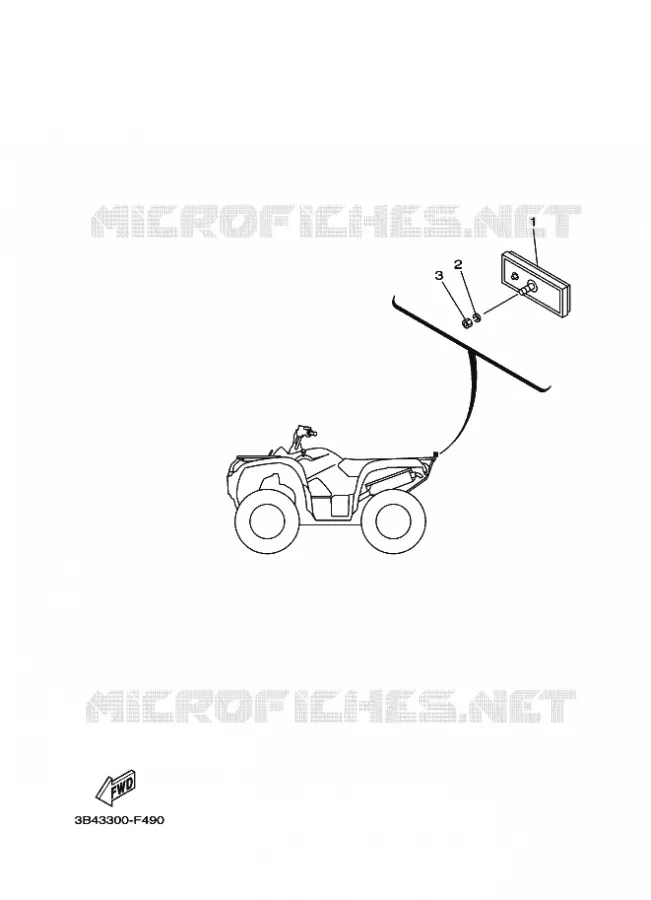 ELECTRISCH 2 Yamaha QUAD 550 2013 GRIZZLY  YFM550FWA YFM5FGD
