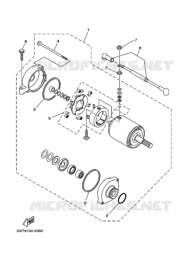 STARTMOTOR Yamaha QUAD 600 2001 YFM  YFM600FWA