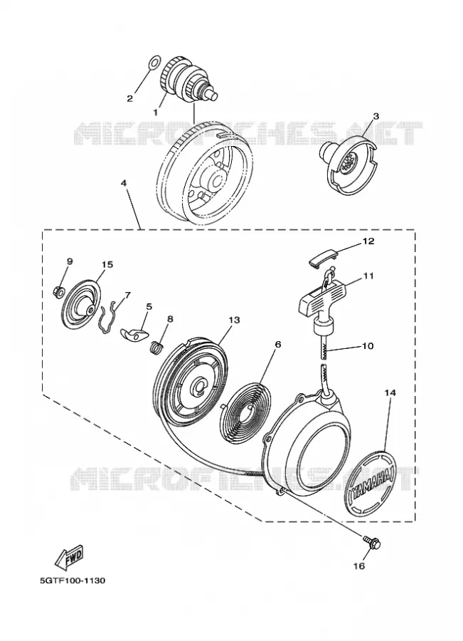 STARTMOTOR Yamaha QUAD 600 2001 YFM  YFM600FWA