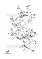BENZINE TANK voor Yamaha YFM660FWA  2002