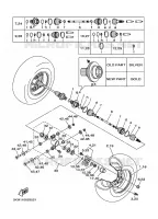 ACHTERWIEL voor Yamaha YFM660FWA  2002