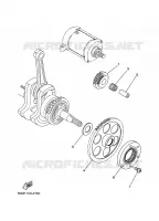 STARTMOTOR KOPPELINGS voor Yamaha YFM660FWA  2002