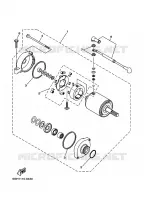 STARTMOTOR voor Yamaha YFM660FWA  2002