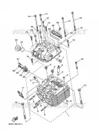 CILINDERKOP voor Yamaha YFM660FWA  2002