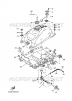 BENZINE TANK voor Yamaha YFM660FWA  2003