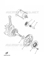 STARTMOTOR KOPPELINGS voor Yamaha YFM660FWA  2003