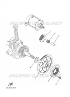 STARTMOTOR KOPPELINGS voor Yamaha YFM660FWA  2005