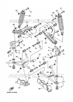 OPHANGING / WIEL VOOR voor Yamaha YFM660FWA  2006
