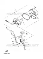 ACHTERLICHT 2 voor Yamaha YFM660R 2001
