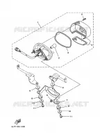 ACHTERLICHT voor Yamaha YFM660R 2001