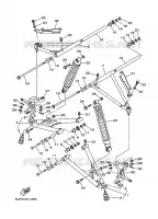OPHANGING / WIEL VOOR voor Yamaha YFM660R 2001