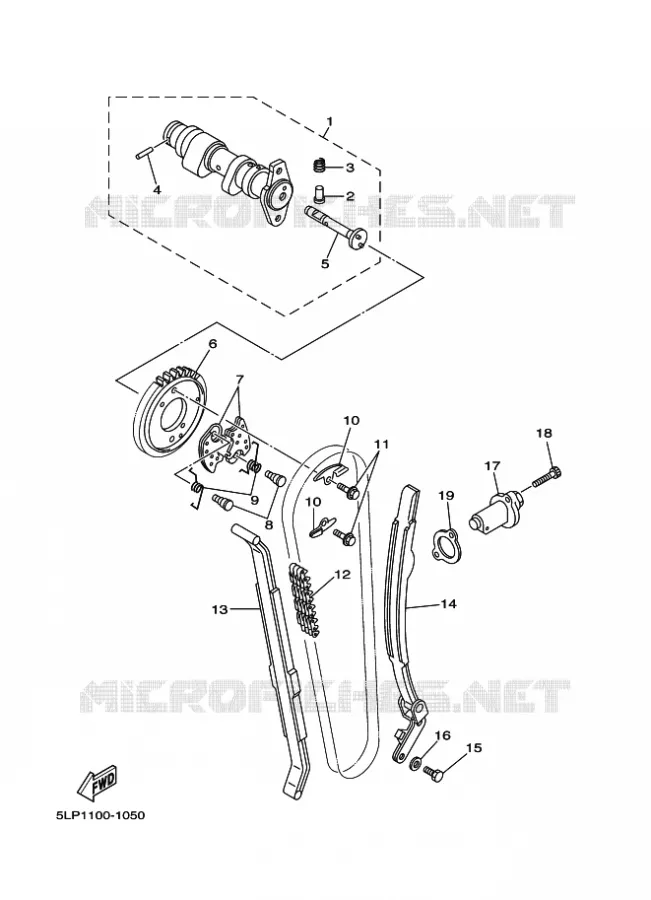 NOKKENAS / KETTING Yamaha QUAD 660 2003 RAPTOR  YFM660R YFM660RR