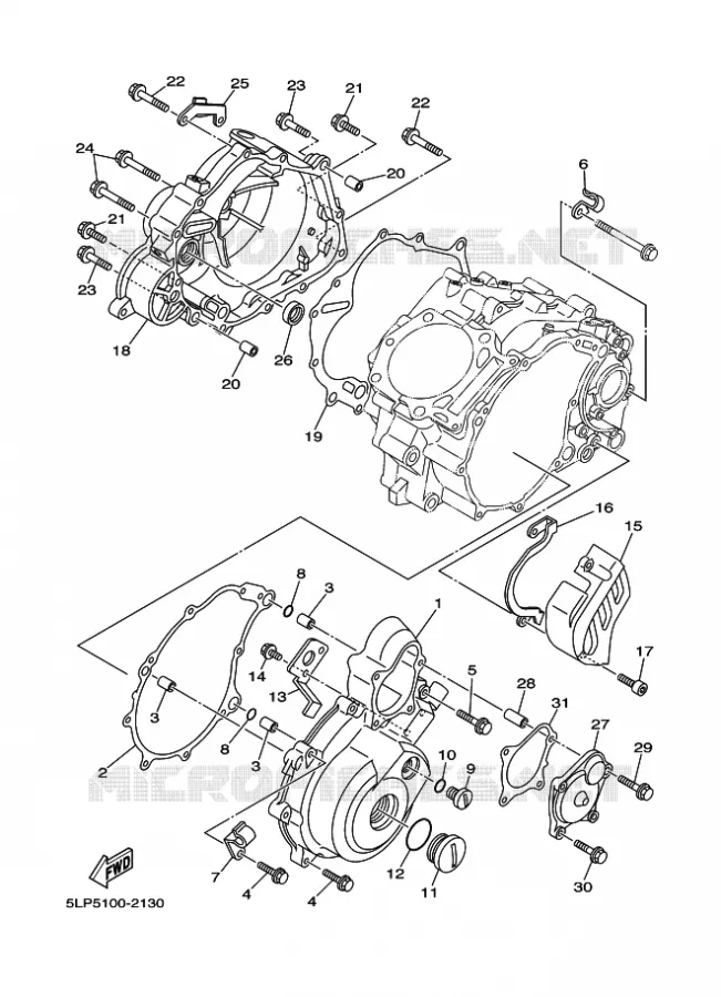 DEKSEL - MOTOR 1 Yamaha QUAD 660 2005 RAPTOR  YFM660R YFM660RT