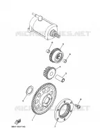 STARTMOTOR KOPPELINGS voor Yamaha YFM700FWAD 2009