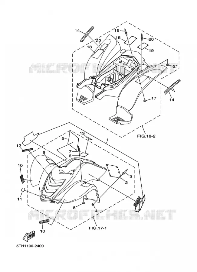 STICKER / LABEL 4 Yamaha QUAD 80 2002 RAPTOR  YFM80W YFM80WP