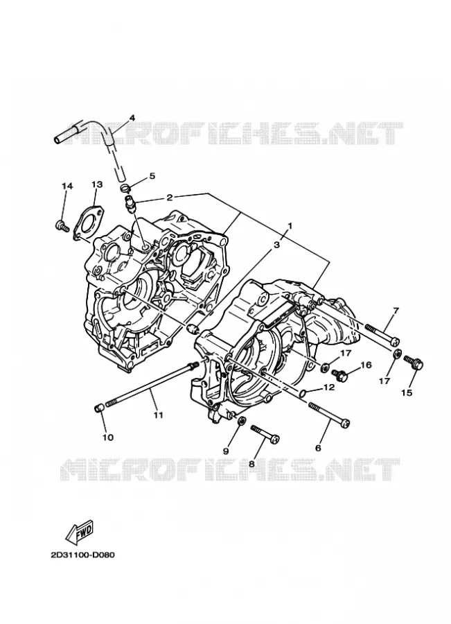 CARTERDELEN Yamaha QUAD 80 2007 RAPTOR  YFM80W YFM80