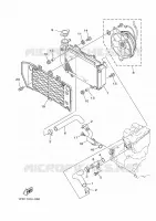 RADIATEUR / SLANG voor Yamaha YFZ450  2013