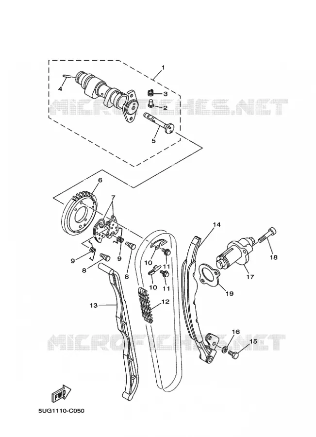 NOKKENAS / KETTING Yamaha SIDE BY SIDE 660 2005 RHINO  YXR660F RHINO