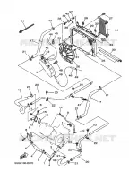 RADIATEUR / SLANG voor Yamaha YXR660F 2006