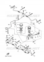 REMPOMP ACHTER voor Yamaha YXR700F 2009