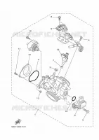 GASKLEP HUIS voor Yamaha YXR700F 2009