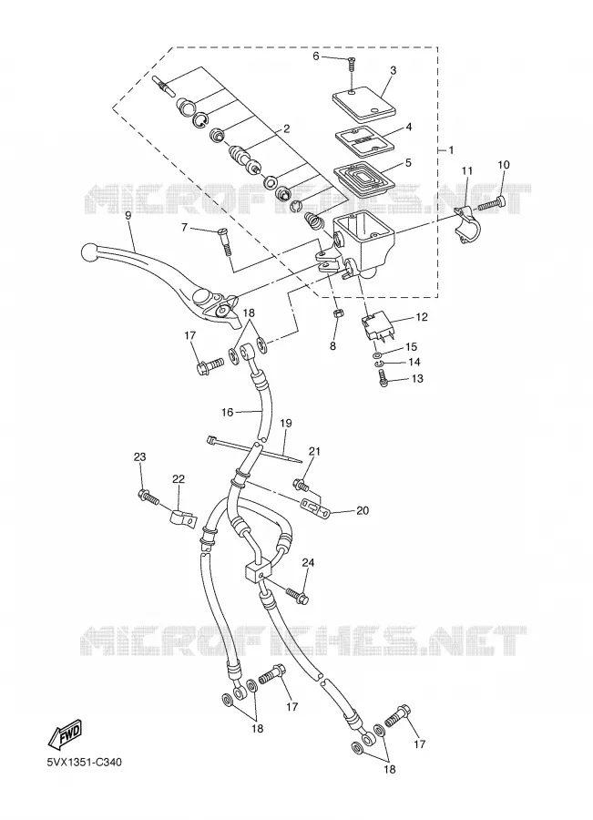 POMP VOOR Yamaha MOTO 600 2005 FAZER  FZ6-ST