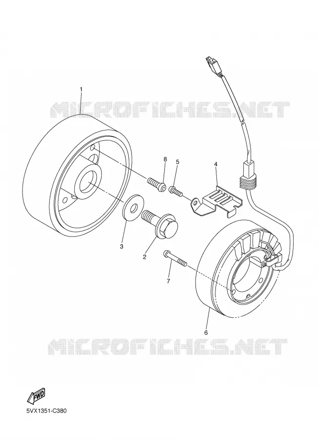 DYNAMO Yamaha MOTO 600 2006 FAZER  FZ6-SV