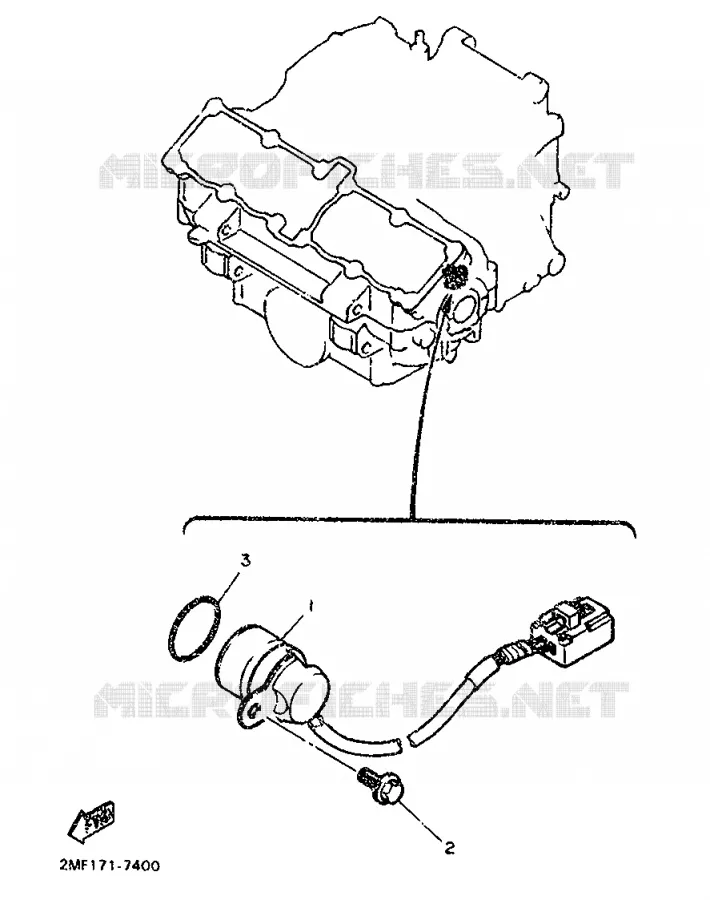 DYNAMO PICKUP Yamaha MOTO 750 1987 FZ  FZ750
