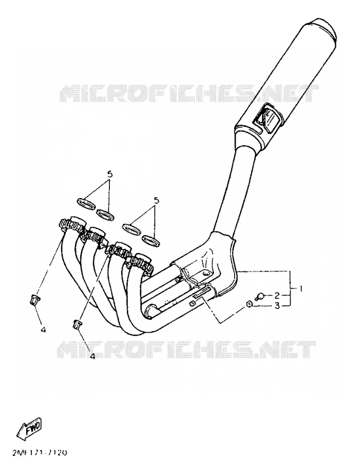 UITLAAT Yamaha MOTO 750 1988 FZ  FZ750 GENESIS