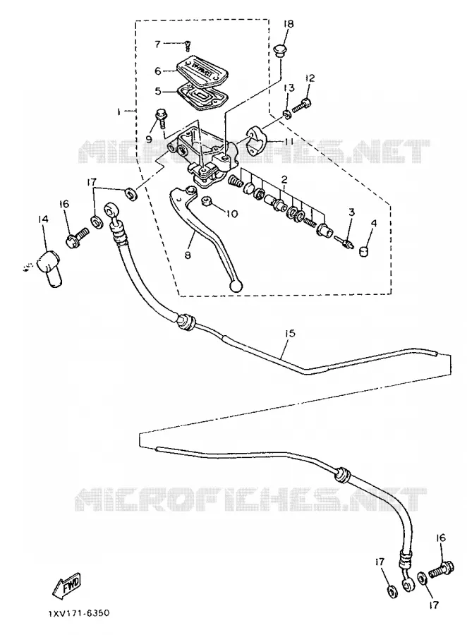 POMP VOOR 2 Yamaha MOTO 750 1988 FZ  FZ750 GENESIS