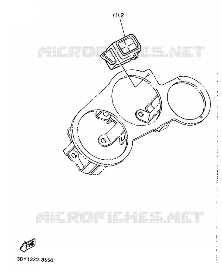 ALTERNATIEF TELLER - FOR SWEDEN Yamaha MOTO 750 1988 FZ  FZ750
