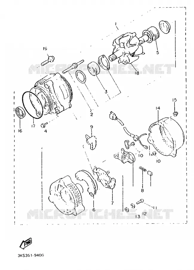 DYNAMO Yamaha MOTO 750 1989 FZ  FZ750