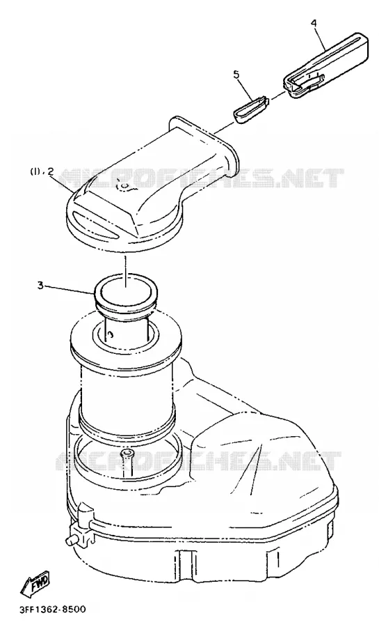 ALTERNATIEF INLAAT Yamaha MOTO 750 1989 FZ  FZ750