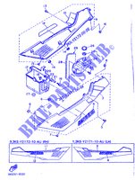 KUIPDEEL DEKSEL   OLIE RESERVOIR voor Yamaha FZ750 1989