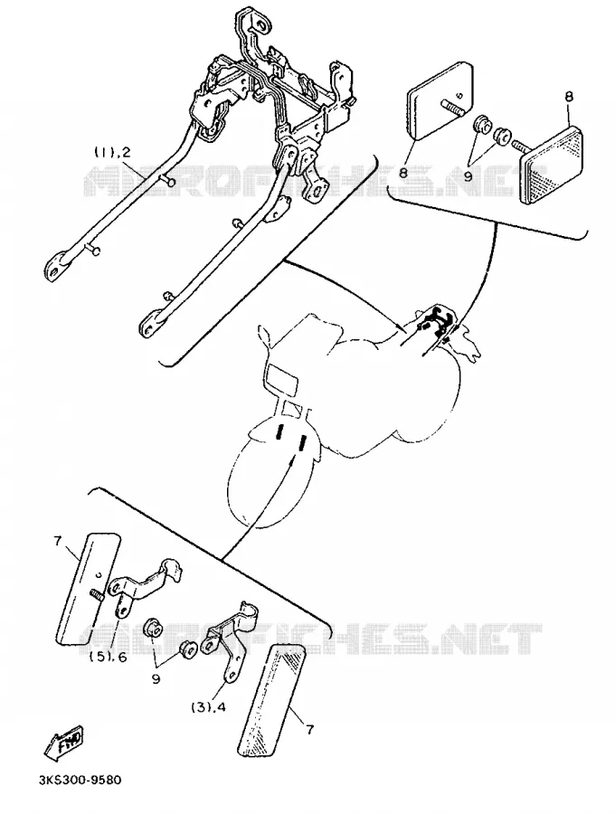 ALTERNATIEF CHASSIS / ELECTRISCH Yamaha MOTO 750 1990 FZ  FZ750