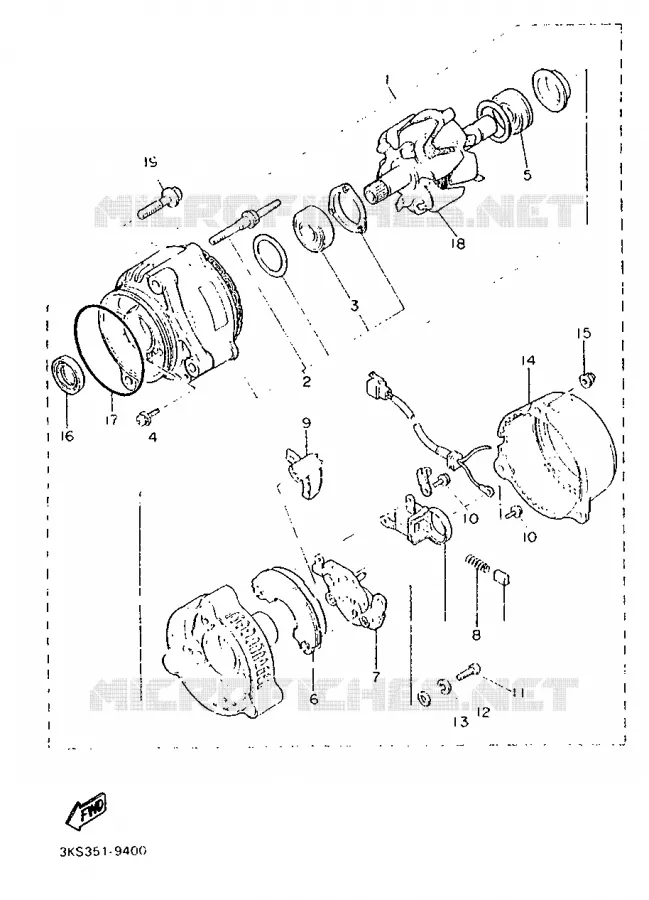 DYNAMO Yamaha MOTO 750 1990 FZ  FZ750
