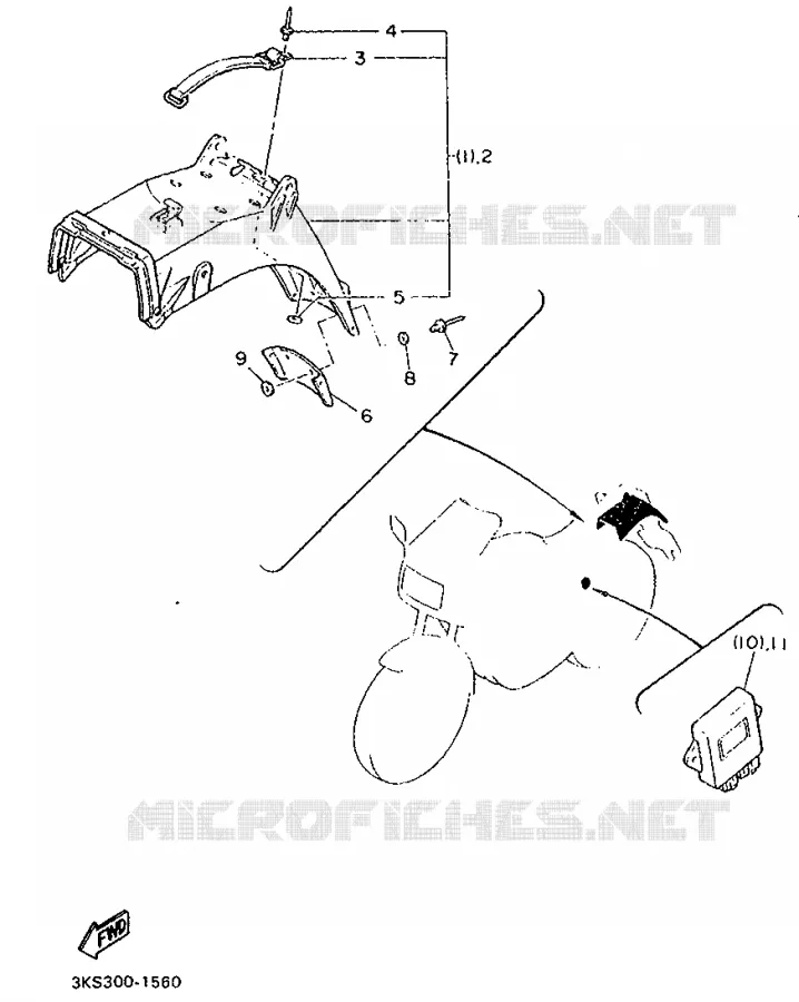 ALTERNATIEF MOTOR / CHASSIS / ELECTRISCH Yamaha MOTO 750 1991 FZ  FZ750