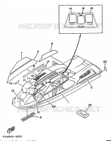 STICKER / GEREEDSCHAPSET voor Yamaha FX700 1996
