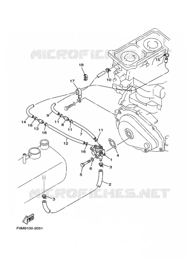 OLIEPOMP Yamaha WAVERUNNER 700 2004 JET  JET FOR XL700
