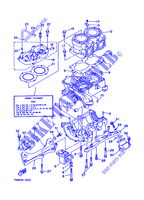 CILINDER / CARTERDELEN voor Yamaha MJ-650TX 1992