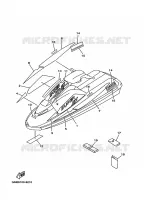 STICKER / GEREEDSCHAPSET voor Yamaha MJ-700SJ 1998
