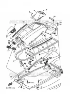 ENGINE HATCH voor Yamaha RA700A 1995